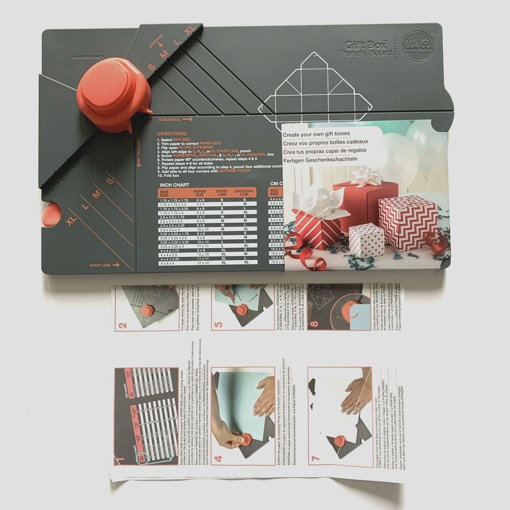 We R Memory Keepers Gift Box Punch Board Paper - Picture 1 of 5